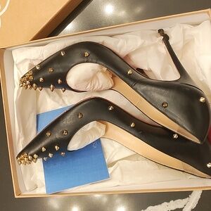 Black Degra Spike Louboutin